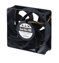 SanAce150三洋风扇15050直流DC12V散热风扇9GV1512H50